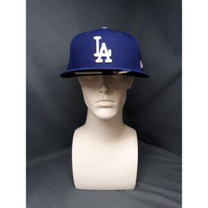 New Era 59-Fifty Men's Fitted Los Angeles Dodgers  Hat Blue Size 7 5/8 NEW!